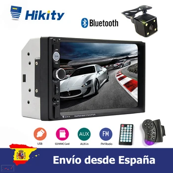 

Hikity 2din Car radio 7'' HD Player MP5 Support Android Phone Mirror Link Touch screen Bluetooth FM AUX USB SD