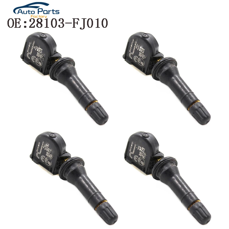 4 шт. новый датчик давления в шинах TPMS для Subaru Forester Impreza Justy Levorg Outback T 28103-FJ010 28103FJ010 |