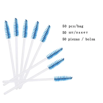 

50Pcs Eyelash Brushes Makeup Brushes Disposable Mascara Wands Applicator Spoolers Eye Lashes Cosmetic Brush Makeup Tools