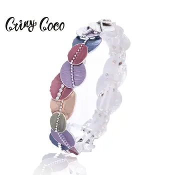 

Cring Coco Personality Boho Bracelets Fashion Leaf Plant Best Friends Bracelet Bangle Jewelry for Women Party Wedding Gifts