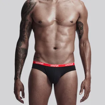 

CMENIN Sexy Men Underwear Briefs Bikini Cueca Male Panties Fashion Breathable Solid Men Underpants Gay Underware Lingerie AD41