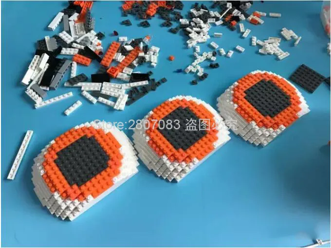 BB-8 сопротивления Звездные Войны Пробуждение силы Сферический робот 2069 шт Строительные блоки Наборы кубиков Игрушки совместимы с 75187