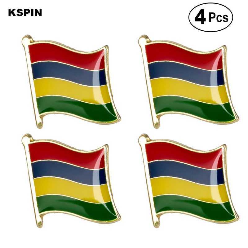 Mauritius Flag Lapel Hat Pin NEW 