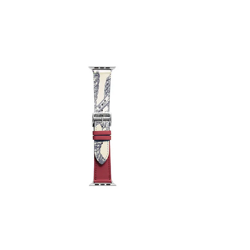 38 40mm Brick red Высокое качество для часов s2 s3 s4 38 мм 40 мм браслет из натуральной кожи - Цвет: 38 40mm Brick red
