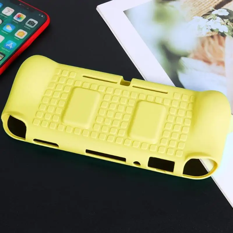 Новый портативный мягкий чехол из ТПУ, чехол для кожи, подходит для Nintendo Switch Lite Console (желтый), полный пакет, анти-падение доставка