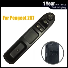 6554qa para peugeot 207 207sw 207cc 2006 a 2019 interruptor de controle da janela energia elétrica botão regulador console
