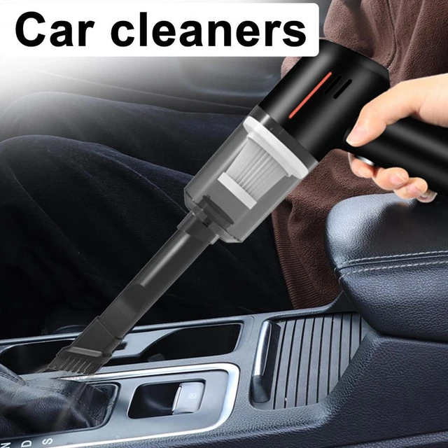 مكنسة كهربائية لاسلكية قوية شفط لاسلكي صغير يده مزيل الأتربة للسيارة  الداخلية الأنظف - AliExpress