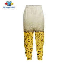 Брюки для мужчин и женщин с 3D-принтом в стиле хип-хоп, Харадзюку, Свободные повседневные спортивные эластичные Комбинезоны для фитнеса, C024-06