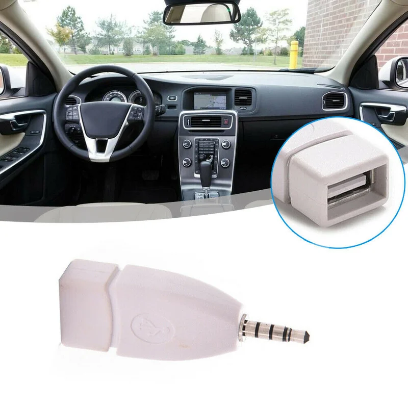 Audio Converter 3.5mm Male AUX Audio Plug Jack To USB 2.0 Female Converter Adapter for Car MP3 car wire cable adapter,car stereo accessories