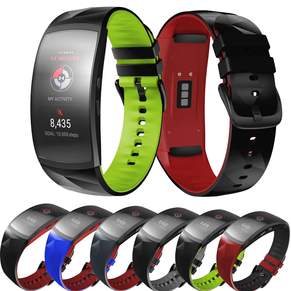 Модный сменный ремешок для Samsung Gear Fit 2 Pro роскошный силиконовый Fit2 SM-R360 защиты от