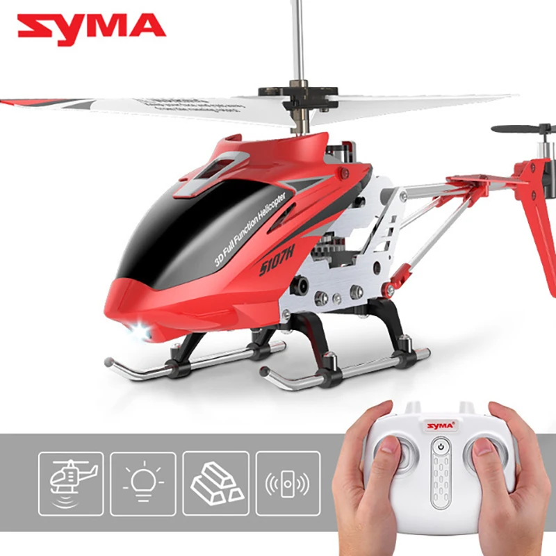 Вертолет SYMA S107H Mini Micro Gyro 3 канала сплав фюзеляж 2 4 ГГц Радиоуправляемый |