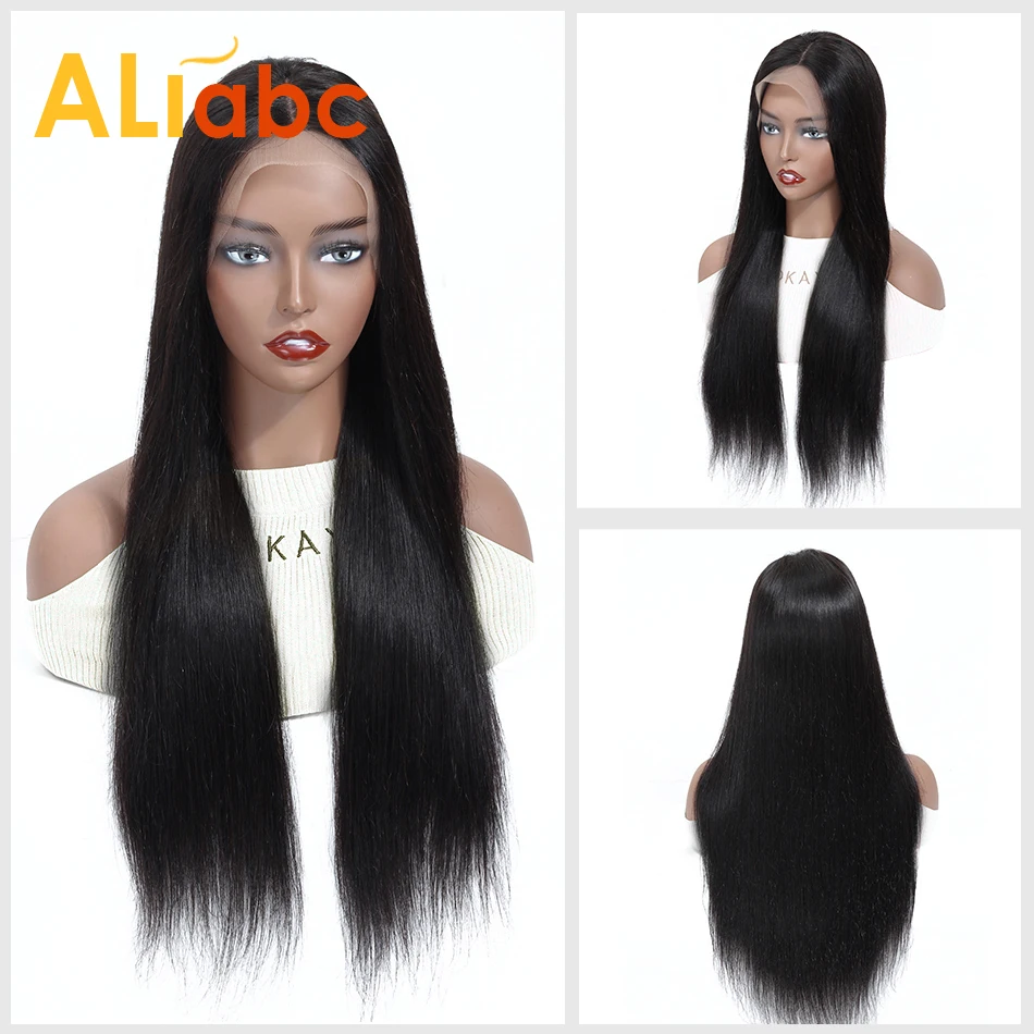 Aliabc бразильские 13*4 фронтальные парики человеческие волосы для черных женщин remy волосы прямые волосы фронтальные парики