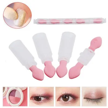 

1PC Portable Eye Shadow Brushes Powder Brush Cute Eyeshadow Applicator Pro Sponge Double Ended Eye Shadow Make Up Supplies