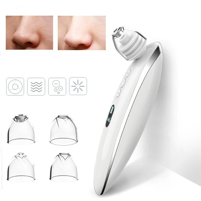 

Upgrade Blackhead Remover USB Rechargeable Face Deep Pore Cleaner Acne Pimple Removal Electric Cleaner Vacuum Blackhead Tool