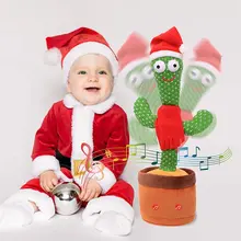 Jouet en peluche électronique, 120 chansons, chant, danse, enregistrement lumineux, répétition, cadeau de noël