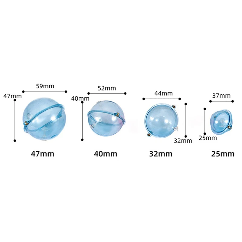 Fishing Float ABS Lure Hollow Ball Water Ball Adjustable Floating Bubble Tackle Sea River Fishing Gears Accessories 5Pcs/bag fishing floats fishing float fishing tackle fishing bobber fishing buoy