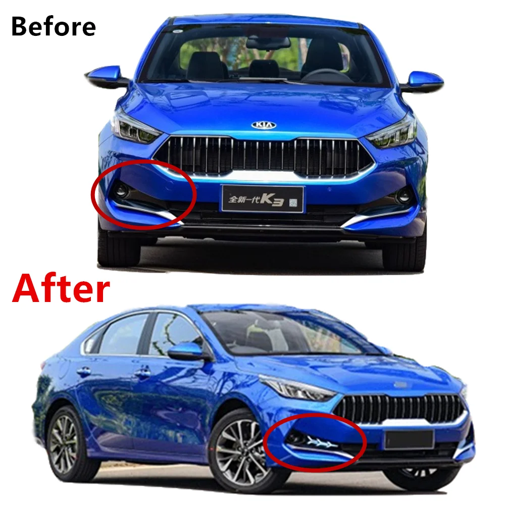 Для Kia K3 2019 2020 DRL Дневной светильник s вождения авто Габаритные огни светодиодный