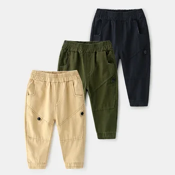

Autumn New Kids Pants Cargo Pants Boys Long Trousers Cotton Casual Pants Kids Clothing Harem Pants Kids 2-7year
