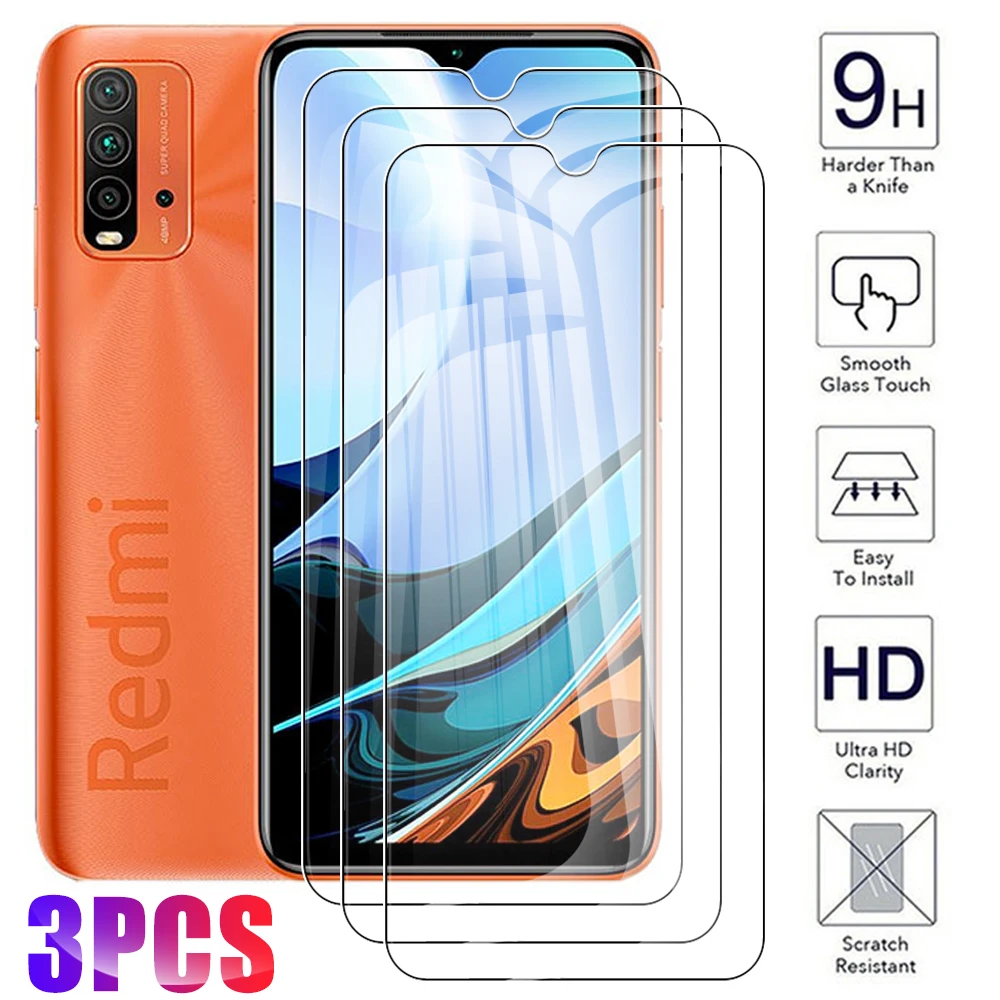 3 Pcs Redmi9 T A C Vetro Temperato Protettivo Per Xiaomi Redmi 9 T 9A 9C Note 9 Pro Max 9 S Note9 S 9Pro Pellicola Proteggi Schermo