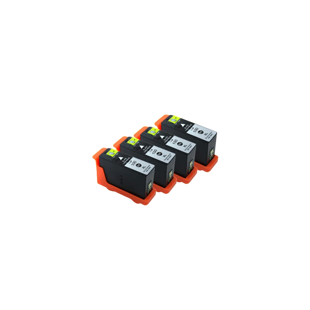 4 шт. Картридж с черными чернилами для lexmark100 100xl 105 105xl 108 108xl S301/302/305/S405/409|Чернильные