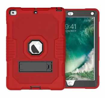 

For Apple iPad 9.7 inch 2017/2018 Kids Safe Silicone Tablet Case Robot Tablet Stand Protective Cover 9.7 " 2017/2018 Cover