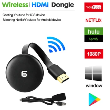 

1080P 2.4G Wireless Screen Mirroring Device TV Stick Adapter 2GB Mini Android HDMI WiFi Receiver Display Module G6 M2 M4 Plus
