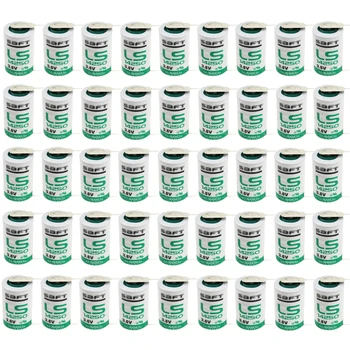 

45PCS LS14250 Utility Metering Computer Real-time Clocks Battery With Solder Foot ER14250 XL-050F 1/2AA 3.6V Lithium Battery