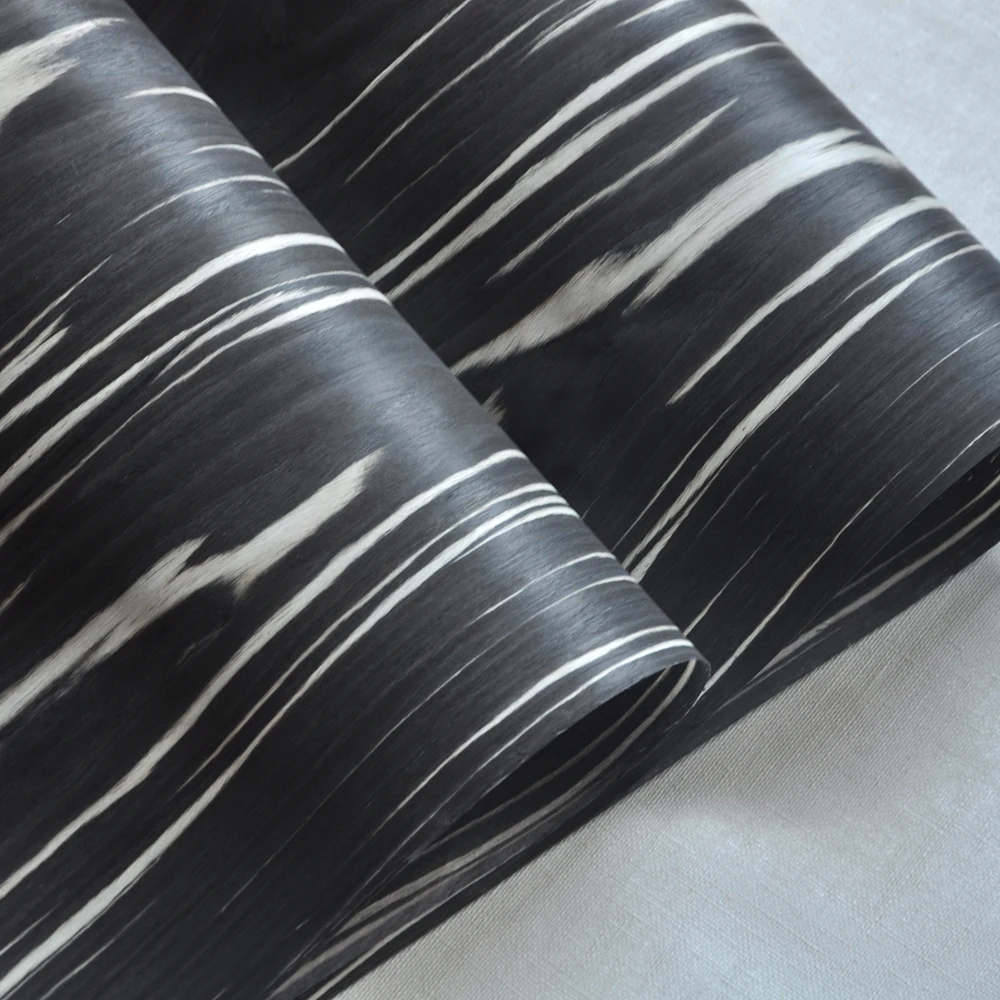 New Design Special Black Buttery Engineered Wood Veneers size 250x58CM Boat Decking Guitar