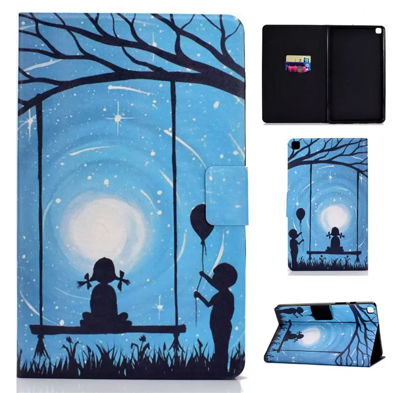 Tower Painted Case For samsung galaxy tab A 8.0 SM-T290 SM-T295 T295 T297 Cover Funda Tablet Flip Stand Shell Coque+Gift - Цвет: I003
