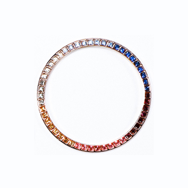Quality Stainless Steel Diamond Smart Watch Accessories For Samsung Galaxy Watch 42MM Luxurious Steel Ring Adhesive Cover