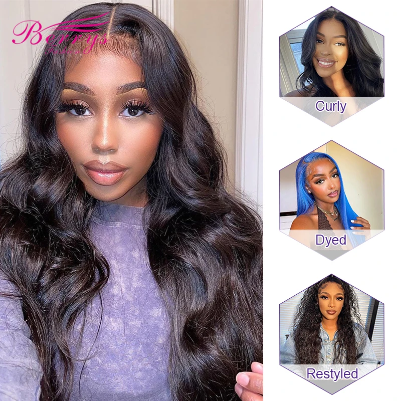 Human Hair Lace Frontal 13x6 HD Body Wave Remy Invisible 13x4 & 13x6 Lace Pre Pluck Hairline human hair lace product human hair frontal