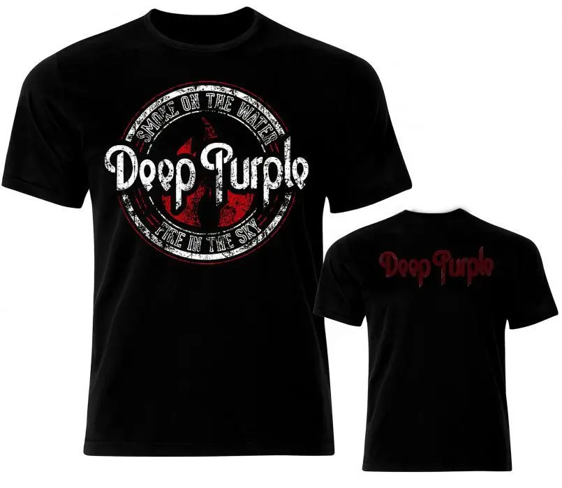 Мужская хлопковая футболка темно-фиолетового цвета с дымчатым покрытием