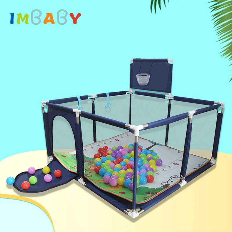 IMBABY многоугольный игровой бассейн для детей Детские Крытый сухой Ocean с шариками