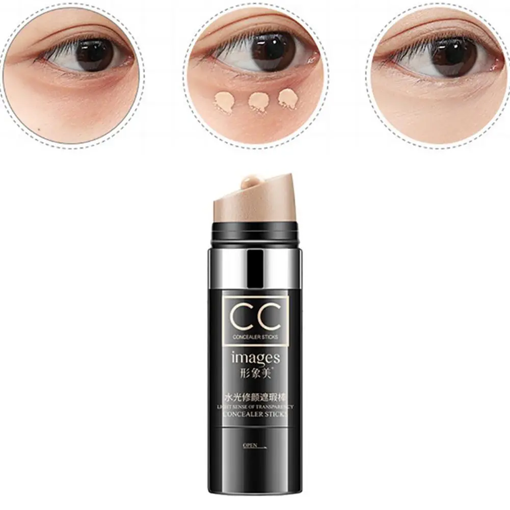 MeterMall CC Cream Concealer Stick Powder Foundation Moisturizing Natural Cover Up Waterproof Whitening Face Concealer