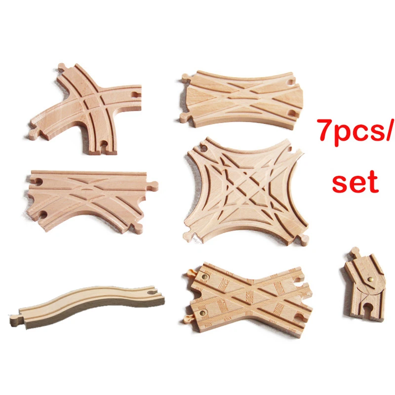 wooden train expansion set