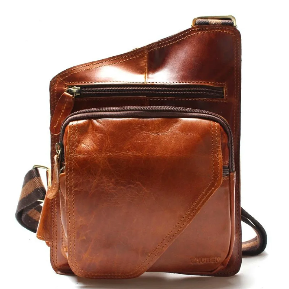 Ретро Натуральная кожа Мужская сумка-тоут Набор Новая мода мужская кожаная сумка-мессенджер мужская сумка через плечо деловые сумки для мужчин
