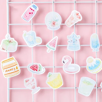 

46PCS/PACK Kawaii Fruit Honey Sticker Scrapbooking Stickers Marker Diary DIY Decorate School Stationery Bullet Journal sl2134