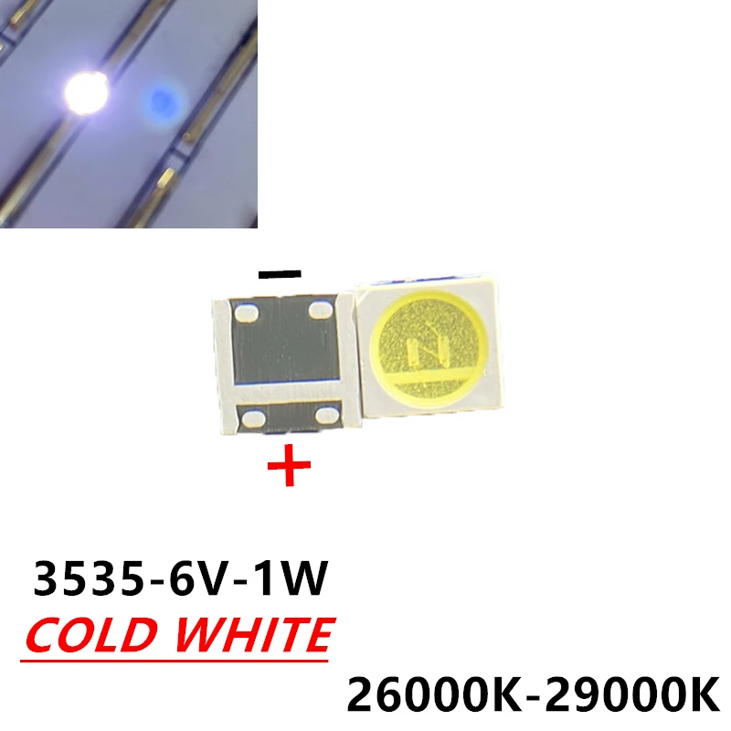ตัวเลือกสินค้า ชุดซ่อม LED ทีวี 3W 3528 3030 3535 สีขาวเย็น