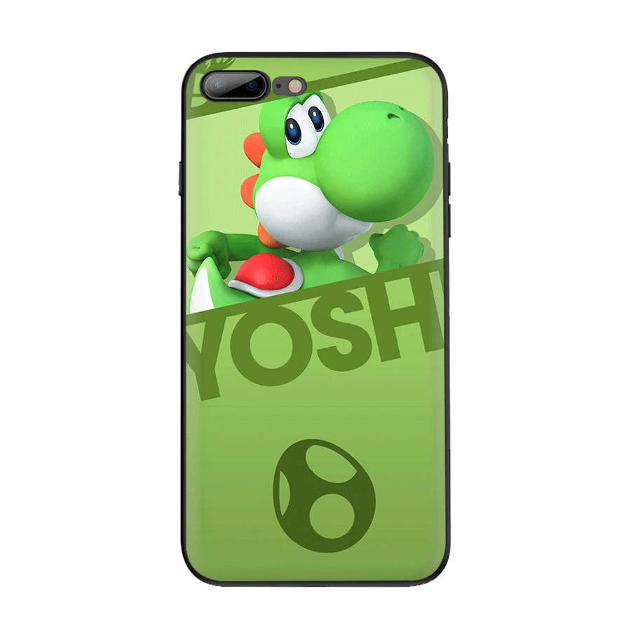 Чехол из ТПУ для iPhone 11 Pro Max X XS XR iPhone 6, 6s, 7, 8 Plus, 5, se, 5S, чехол с мультипликационным принтом Йоши, Супер Марио, динозавр, милый - Цвет: B5