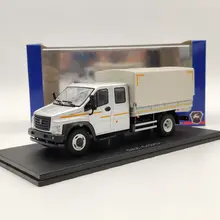 

HAW ABTONPOM 1:43 GAZ C41R31 ГАЗ H231 Russia Truck Silver Diecast Models Car