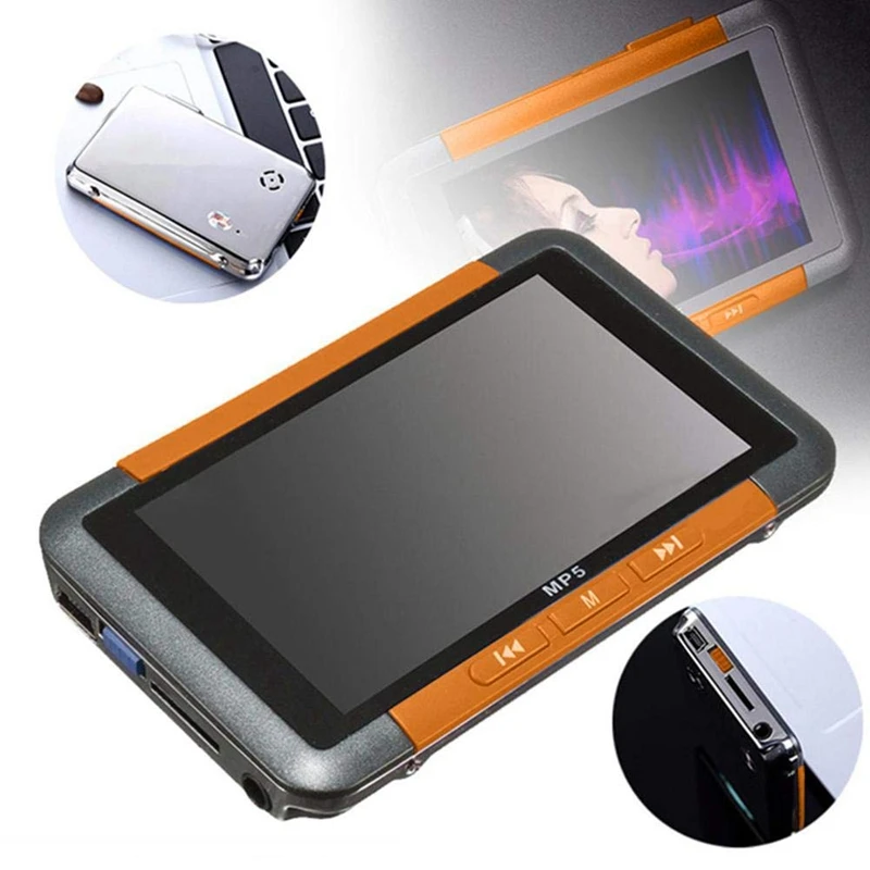 FFYY-3inch Slim Lcd Screen Mp5 Video Music Media Player FM Radio Recorder with USB Cable