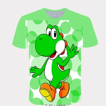 

Kids Clothes Funny Tshirt Child T-shirt boys clothes Little Dinosaur Printed Cusual Tee Kids Teenager 3D Printed Green Tops