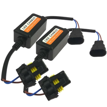 

2X LED Headlight Canbus Error Anti Flicker Resistor Canceller Decoder