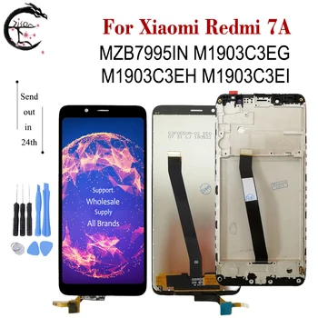 

LCD With Frame For Xiaomi Redmi 7A lcd MZB7995IN Display Screen Touch Digitizer Assembly Redmi7A M1903C3EG M1903C3EH Display