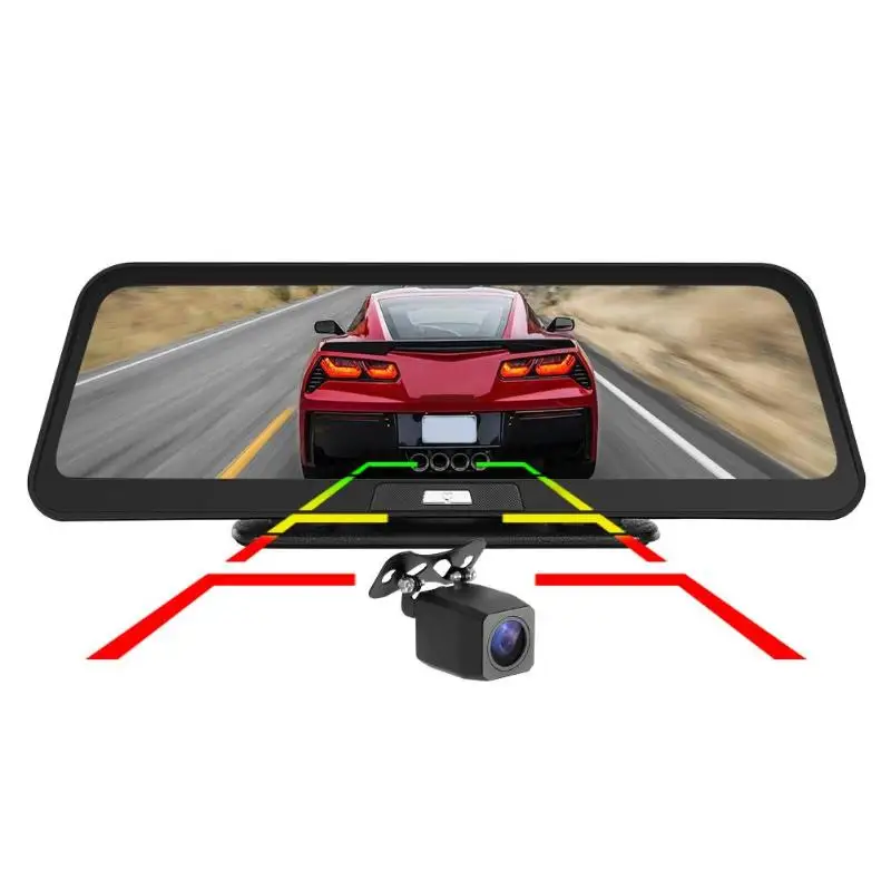 Phisung E98 Full HD 1080P Автомобильный видеорегистратор Камера 9,6" 4G Android 5,1 gps навигация двойной объектив ADAS ночного видения цифровой видеорегистратор