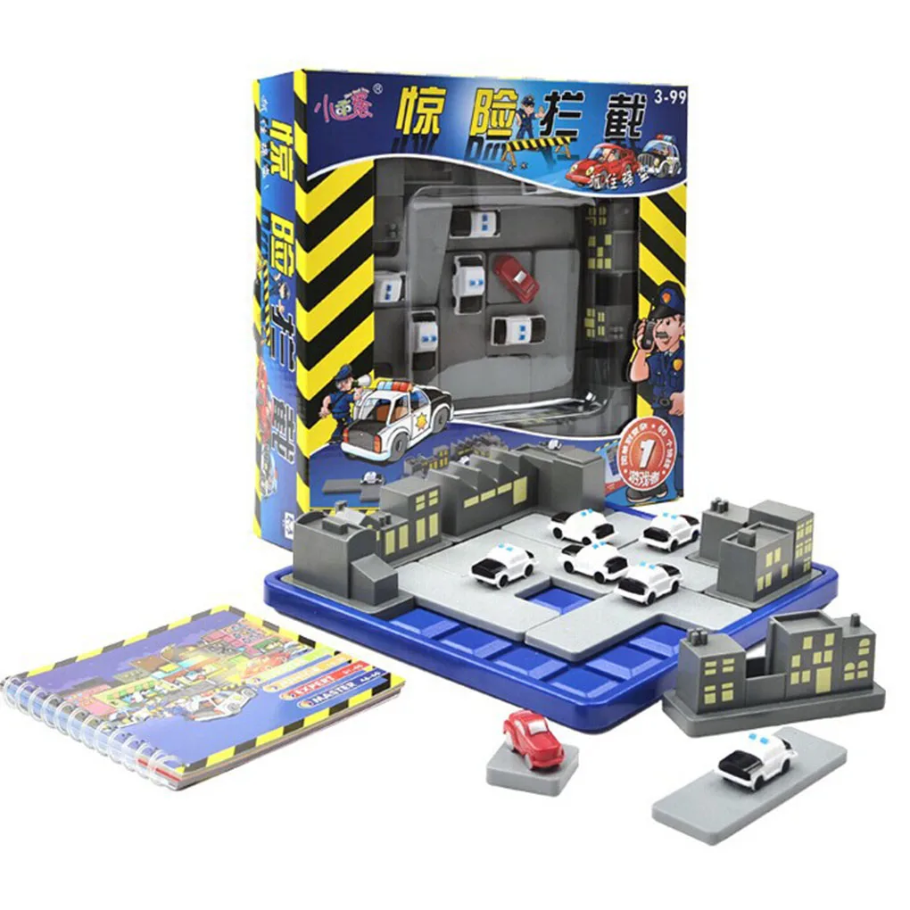

Children Plastic Road Puzzle Thief Games 60 Challenges Kids IQ Intelligence Educational Toys Birthday Gift