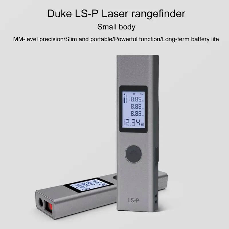 Mini 40m Laser Rangefinder High Precision Area Volume Angle Distance Meter LS-P 19QB