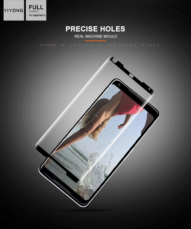 YIYONG 3D Edge изогнутое стекло для Google Pixel 2 XL Закаленное стекло-экран протектор для Google Pixel 3 3A XL Pixel2 Pixel3 A стекло