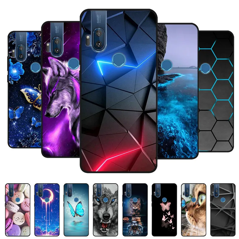 Per Moto One Hyper Case Custodia Morbida In Silicone Tpu Per Motorola Moto One Hyper Case Fundas Cover Per Moto One Hyper Cover 6.5"