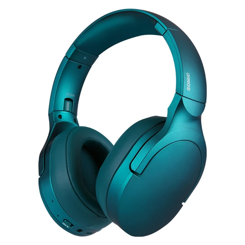 SOMiC SC2000 игровая usb-гарнитура Проводная+ bluetooth 4,1 HIFI Складная гарнитура перезаряжаемые наушники с микрофонами для PS4